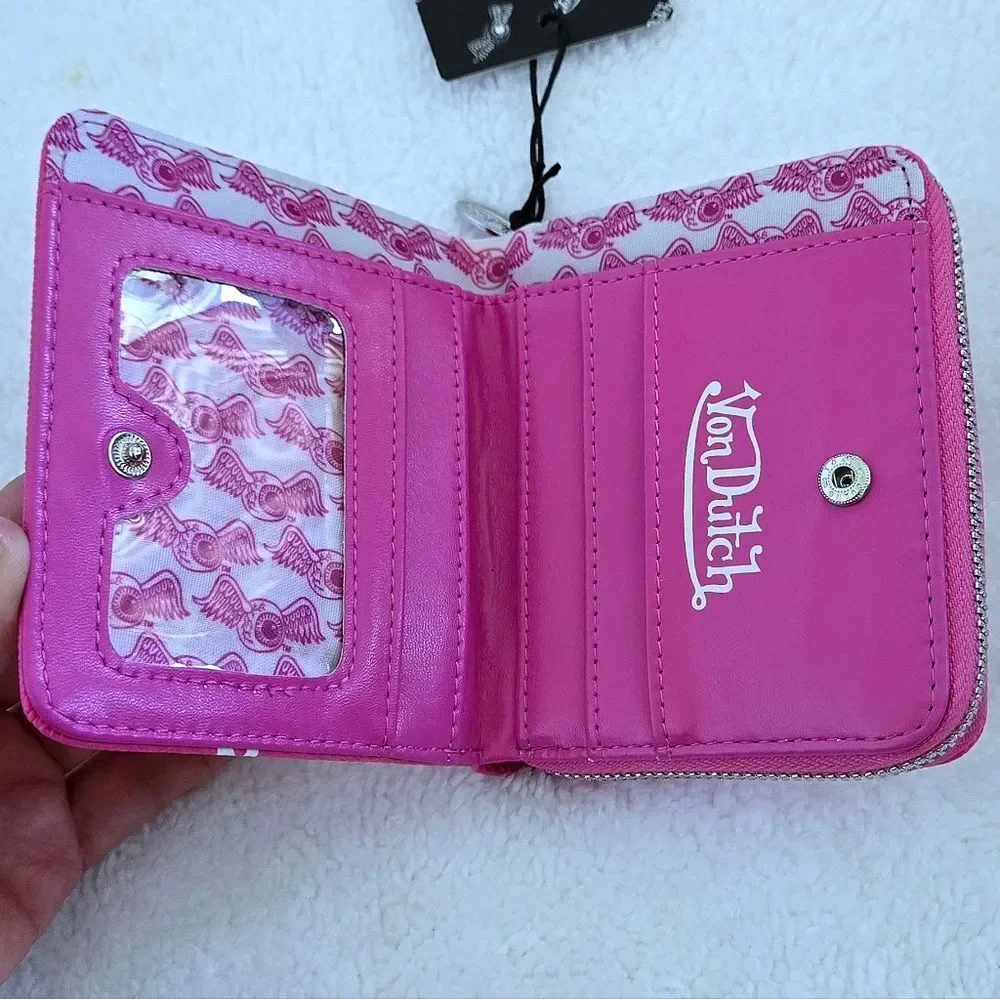 Von Dutch Hot🔥 Pink💕 Bifold✌️ Wallet - NWT